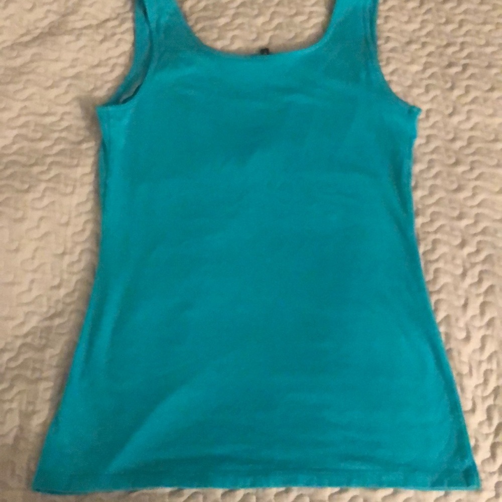 🌸Turquoise Express Tank - Picture 2 of 5